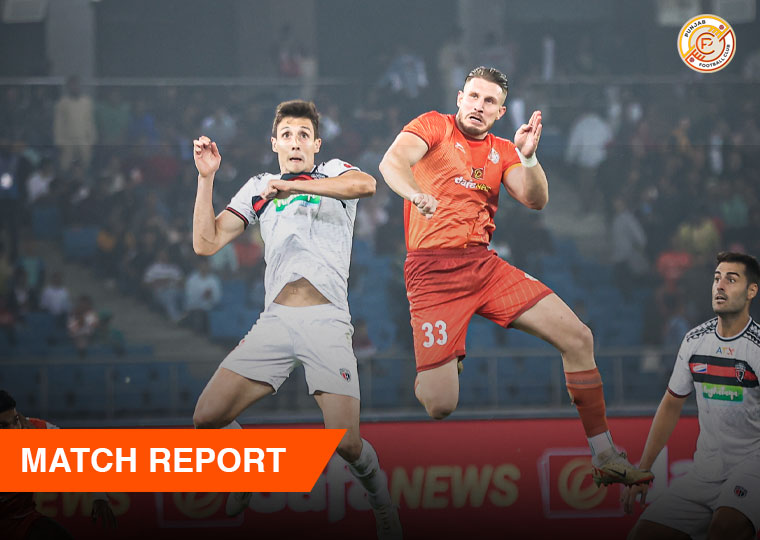 Match Report – Ten Men NorthEast United overcome Punjab FC in a Tight Encounter