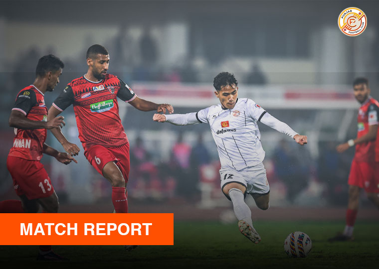 Match Report – Ten Men Punjab FC hold NorthEast United FC in a Tight Encounter