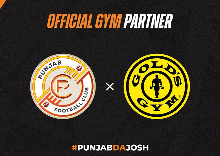 Punjab Football Club Renew Partnership with Gold’s Gym India